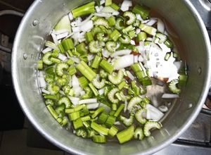 Una foto de Fondo de verduras