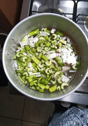 Una foto de Fondo de verduras