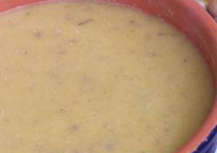 Brown lentil soup - shorbet adass