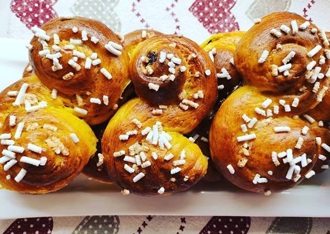 Brioche di Santa Lucia (Lussekatter)