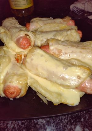 Una foto de Salchichitas con queso