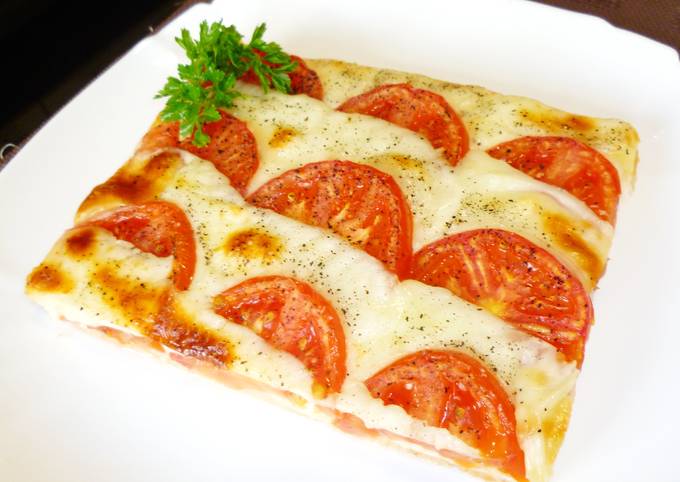 Слоеный пирог с моцареллой и помидорами: рецепт приготовления