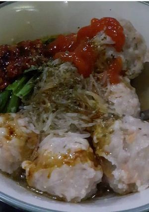 Foto resep Baso Ayam Wortel isi Mozzarella