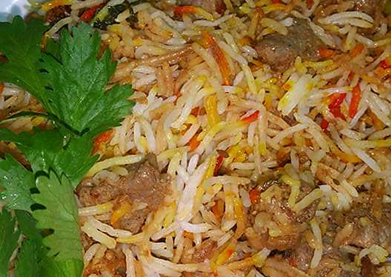 Bihari beef biryani