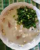 Caldo de mote con mondongo (estilo fast)