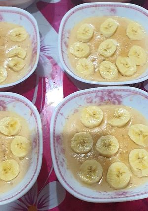 صورة لوصفة مهلبيه الموز بالتوفي