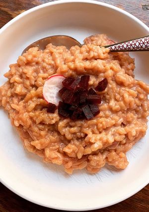 Une photo de ☆Risotto Crémeux à la Betterave☆