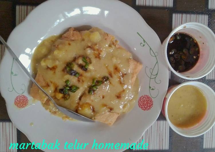 Martabak telur homemade