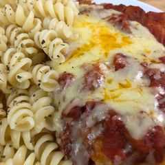 A picture of Baked Chicken Parmigiana.