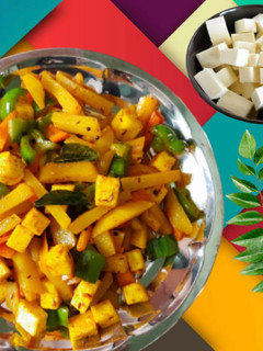 பனீர் வெஜிடபிள் ஃப்ரை (Paneer vegetable fry recipe in tamil) செய்முறை முக்கிய புகைப்படம்