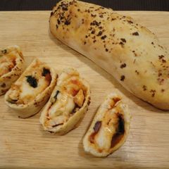 Spicy Chicken Stromboli A picture of Spicy Chicken Stromboli.