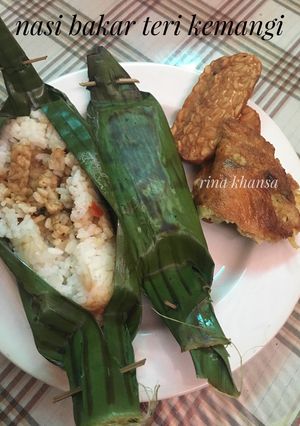 Foto resep Nasi Bakar Teri Kemangi