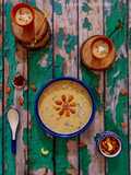 Nolen Gurer Shabur Payesh (Sago Pudding with Dates-Palm Jaggery)