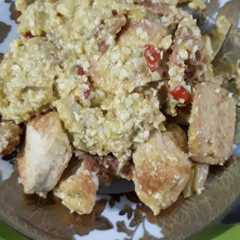 รูปของ Tofu Udang Saus Telur Asin