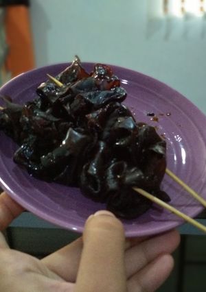 Foto resep Sate jamur kuping (kulit vegetarian)