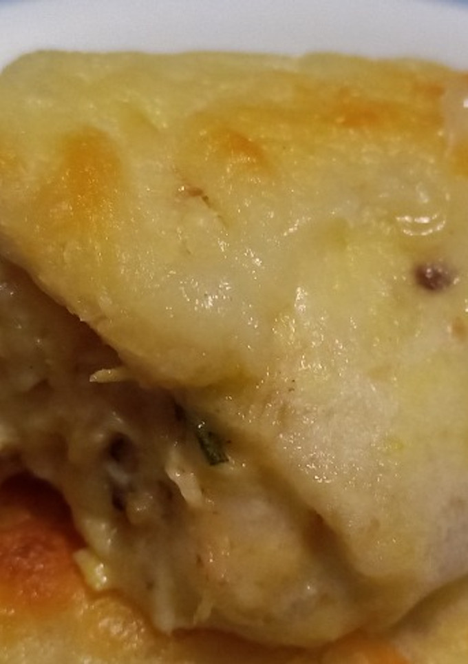 Una foto de Rollitos de pollo cremoso