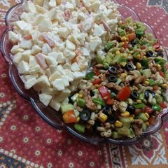 A picture of Russian N italian Salad.