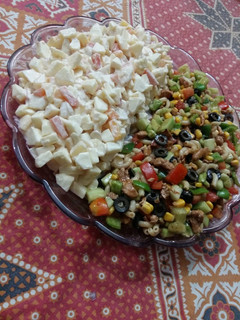 A picture of Russian N italian Salad.