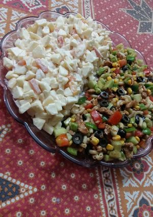 A picture of Russian N italian Salad.