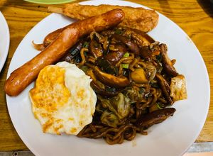 Hình của món Mì tương đen.