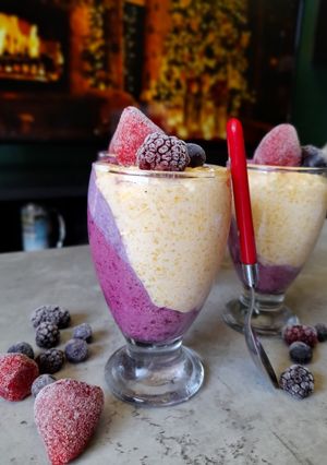 Una foto de Postre en copas