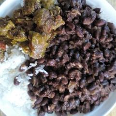 A picture of Beans with rice.