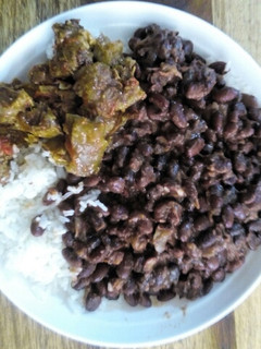 A picture of Beans with rice.