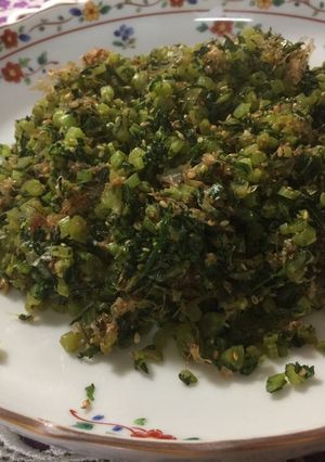 A picture of Japanese Daikon Radish Stalks Fry.