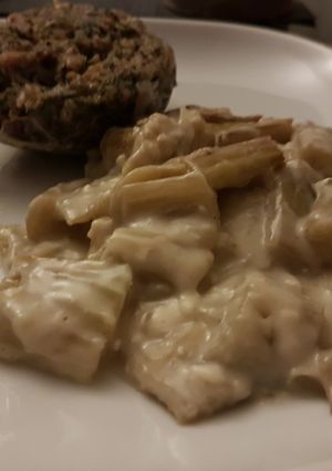 Une photo de Gratin de cardons au gorgonzola