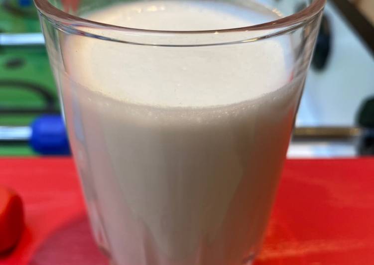 Simple Way to Prepare Quick Vanilla milkshake