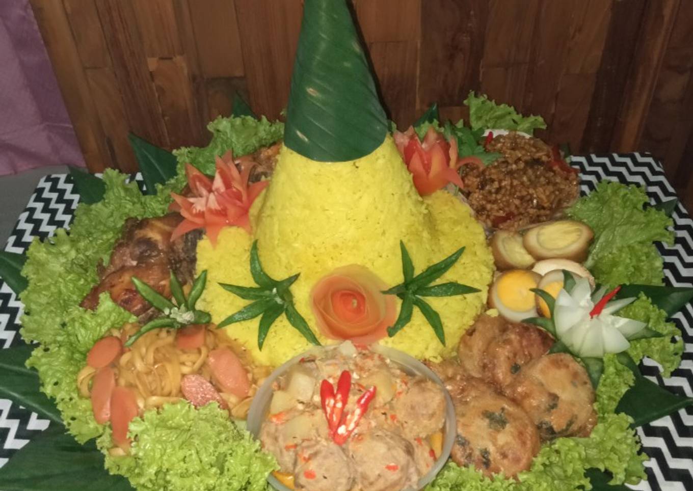 Nasi kuning rice cooker simple