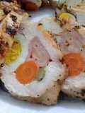 Pechuga de Pollo Rellena al Horno 🍗🥕🙂Arrollado de Pollo