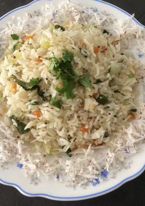 A picture of Coconut Rice.