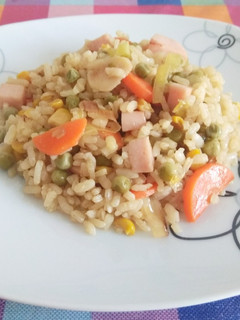 Una foto de Arroz salteado rápido