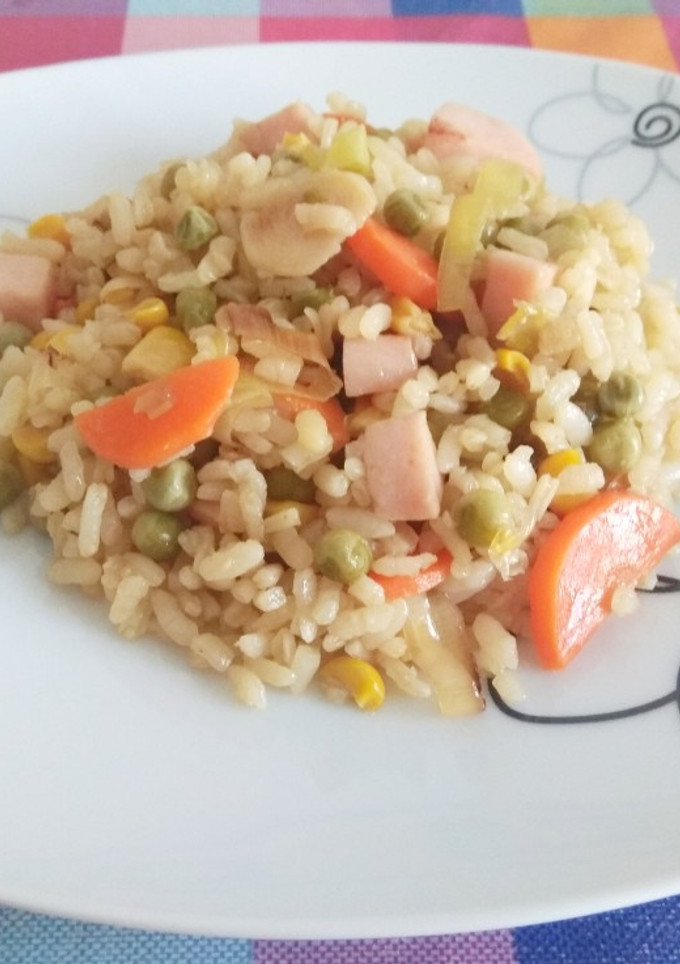 Una foto de Arroz salteado rápido