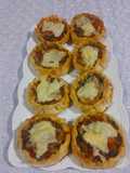 Canastitas de acelga y carne molida