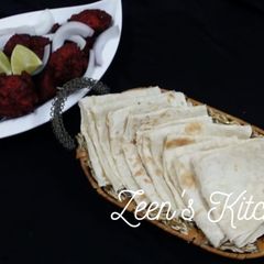 A picture of Homemade Rumali Rotis.