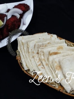 A picture of Homemade Rumali Rotis.