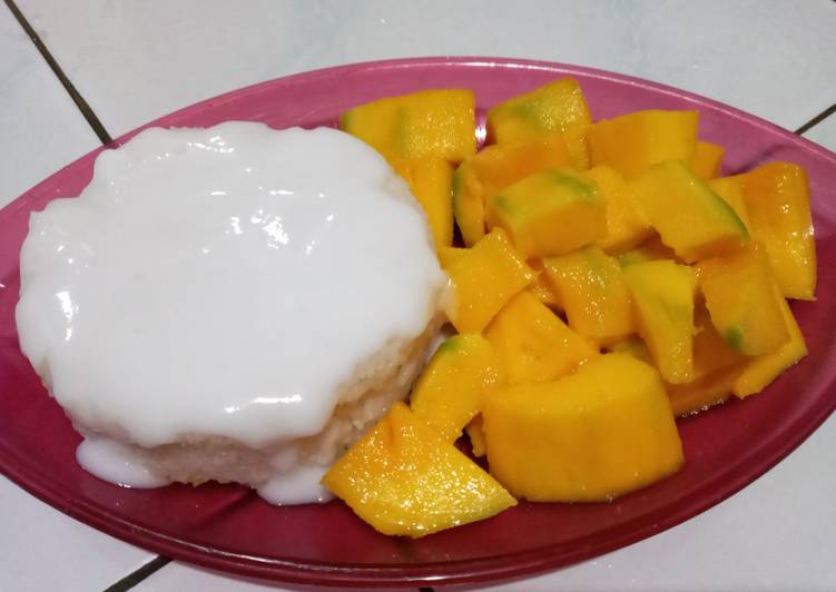 Resep Mango sticky rice Mudah