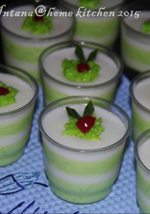 Foto resep Puding tape ketan hijau recook Sandra Agustin