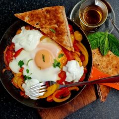 A picture of Turkish Menemen.