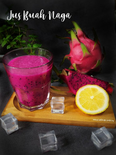 Foto resep Jus Buah Naga Lemon