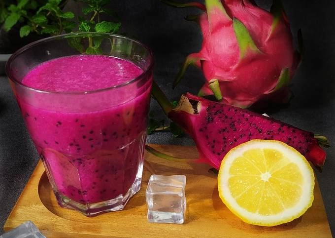 Resep Jus Buah Naga Lemon Oleh Rahayu Sartika Br Sembiring Cookpad 7027