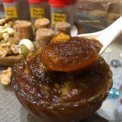 Raw Green Mango Jaggery Chutney A picture of Raw Green Mango Jaggery Chutney.