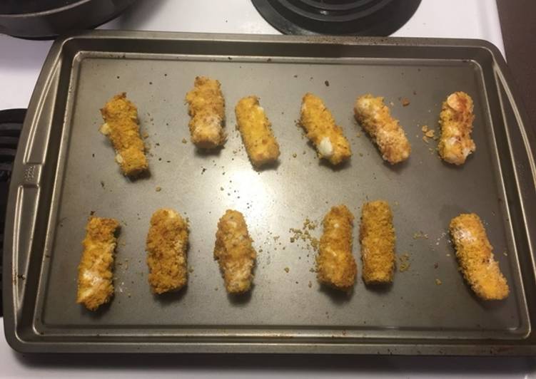 Steps to Make Ultimate Doritos Crushed Mozzarella Sticks