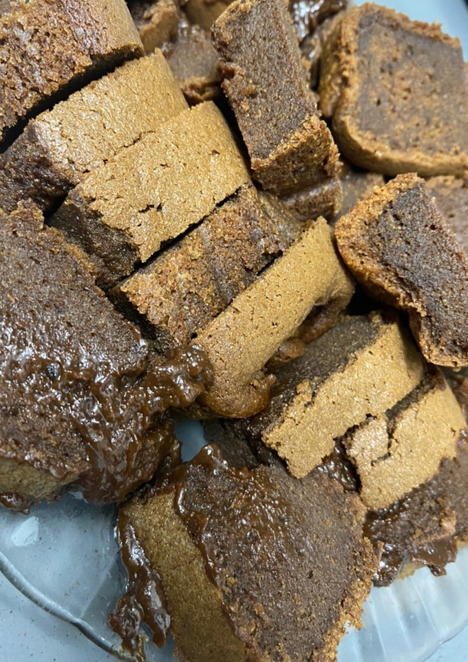 Una foto de Brownies chocolate y leche condensada