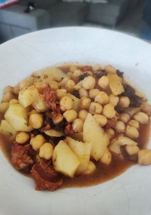 Una foto de Garbanzos estofados