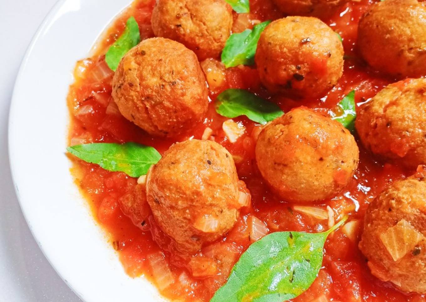 Bola Tempe Sosis masak Tomat