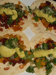 Una foto de Tacos al pastor