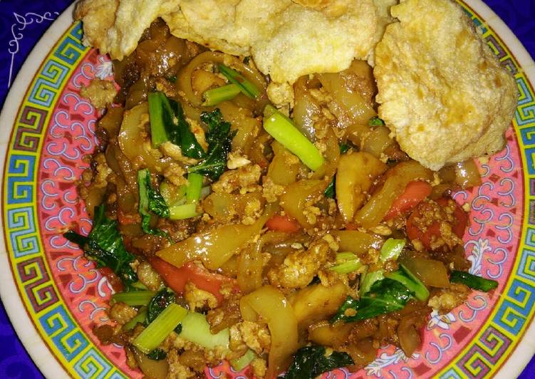 Resep Kwetiau hot bumbu seblak yang Lezat